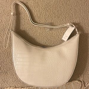 Curve shaped bag Croc Print ❤️